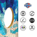 World Series of Cornhole Lightweight Cornhole Set - Grand Canyon National Park Daytime Boards with Red and Royal Blue Bags