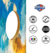 World Series of Cornhole Lightweight Cornhole Set - Hawaii Volcanoes National Park Daytime Boards with Red and Royal Blue Bags