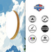 World Series of Cornhole Lightweight Cornhole Set - Mt. Rainier National Park Daytime Boards with Red and Royal Blue Bags