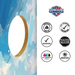 World Series of Cornhole Lightweight Cornhole Set - Voyageurs National Park Daytime Boards with Red and Royal Blue Bags