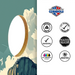 World Series of Cornhole Lightweight Cornhole Set - Yosemite National Park Daytime Boards with Red and Royal Blue Bags