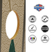 World Series of Cornhole Lightweight Cornhole Set - Wilderness Sasquatch Boards with Red and Royal Blue Bags