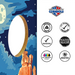 World Series of Cornhole Lightweight Cornhole Set - Bryce Canyon National Park Nighttime Boards with Red and Royal Blue Bags