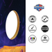 World Series of Cornhole Lightweight Cornhole Set - Capitol Reef National Park Nighttime Boards with Red and Royal Blue Bags