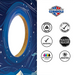 World Series of Cornhole Lightweight Cornhole Set - Denali National Park Nighttime Boards with Red and Royal Blue Bags