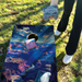 World Series of Cornhole Lightweight Cornhole Set - Grand Canyon National Park Nighttime Boards with Red and Royal Blue Bags