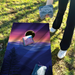 World Series of Cornhole Lightweight Cornhole Set - Great Smoky Mountains National Park Nighttime Boards with Red and Royal Blue Bags