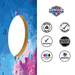 World Series of Cornhole Lightweight Cornhole Set - Gulf Shores National Park Nighttime Boards with Red and Royal Blue Bags