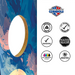 World Series of Cornhole Lightweight Cornhole Set - Kenai Fjords National Park Nighttime Boards with Red and Royal Blue Bags