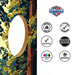 World Series of Cornhole Lightweight Cornhole Set - Redwood National Park Nightime Boards with Red and Royal Blue Bags