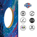 World Series of Cornhole Lightweight Cornhole Set - Sequoia National Park Nighttime Boards with Red and Royal Blue Bags