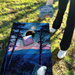 World Series of Cornhole Lightweight Cornhole Set - Shenandoah National Park Nighttime Boards with Red and Royal Blue Bags