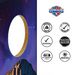 World Series of Cornhole Lightweight Cornhole Set - Yosemite National Park Nighttime Boards with Red and Royal Blue Bags