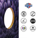 World Series of Cornhole Lightweight Cornhole Set - Baltimore Ravens Boards with Yellow and Royal Purple Bags