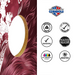 World Series of Cornhole Lightweight Cornhole Set - Texas A&M Aggies Boards with White and Maroon Bags