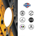 World Series of Cornhole Lightweight Cornhole Set - Pittsburgh Steelers Boards with Yellow and Black Bags
