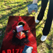 World Series of Cornhole Lightweight Cornhole Set - Arizona Cardinals Boards with Black and Red Bags
