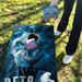 World Series of Cornhole Lightweight Cornhole Set - Detroit Lions Boards with Turquoise and White Bags
