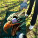 World Series of Cornhole Lightweight Cornhole Set - Philadelphia Eagles Boards with Turquoise and White Bags