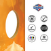 World Series of Cornhole Lightweight Cornhole Set - Texas Longhorns Boards with Orange and White Bags