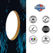 World Series of Cornhole Lightweight Cornhole Set - Carolina Panthers Boards with Black and Turquoise Bags