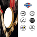 World Series of Cornhole Lightweight Cornhole Set - Tampa Bay Buccaneers Boards with Black and Red Bags