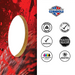 World Series of Cornhole Lightweight Cornhole Set - Atlanta Falcons Boards with Gray and Red Bags