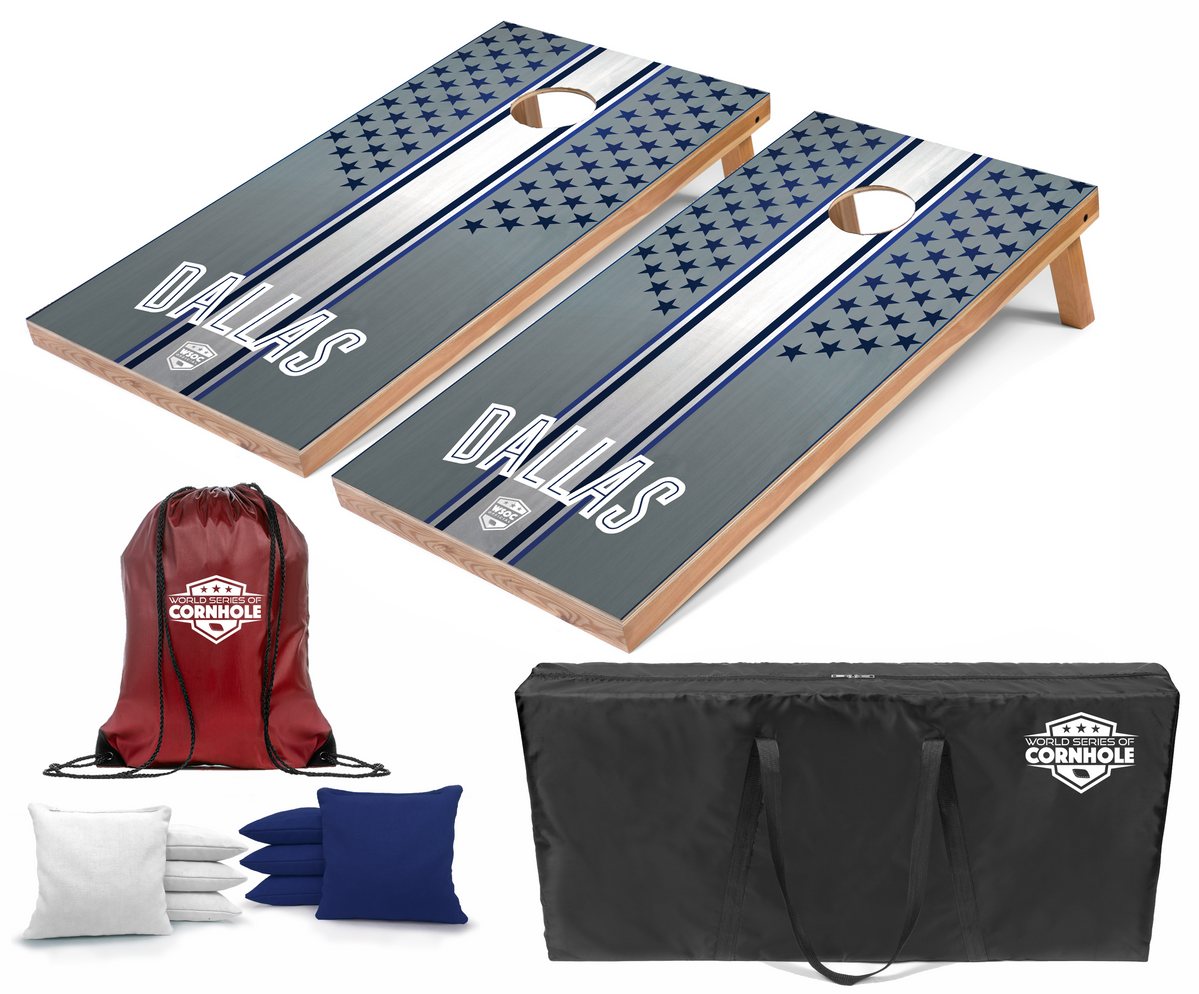 Cornhole Sharks Dallas Cowboys Cornhole Bean Bags - ACA Regulation Size, Set Of 8, Free Shipping