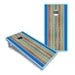 World Series of Cornhole Board Official All-Weather - Blue Painted Wood