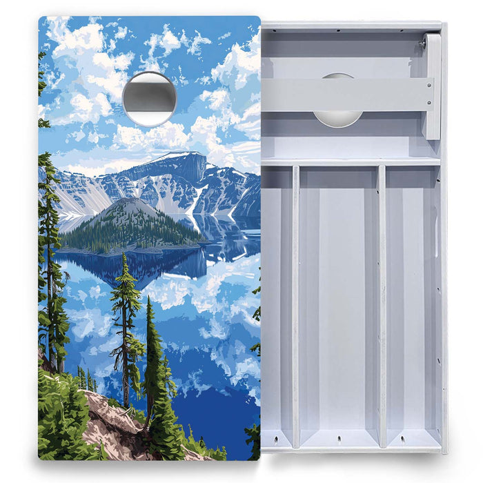 World Series of Cornhole Board Official All-Weather - Crater Lake