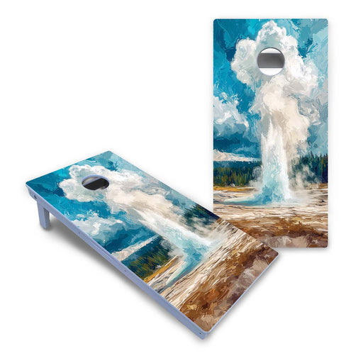 World Series of Cornhole Board Official All-Weather - Old Faithful Geyser