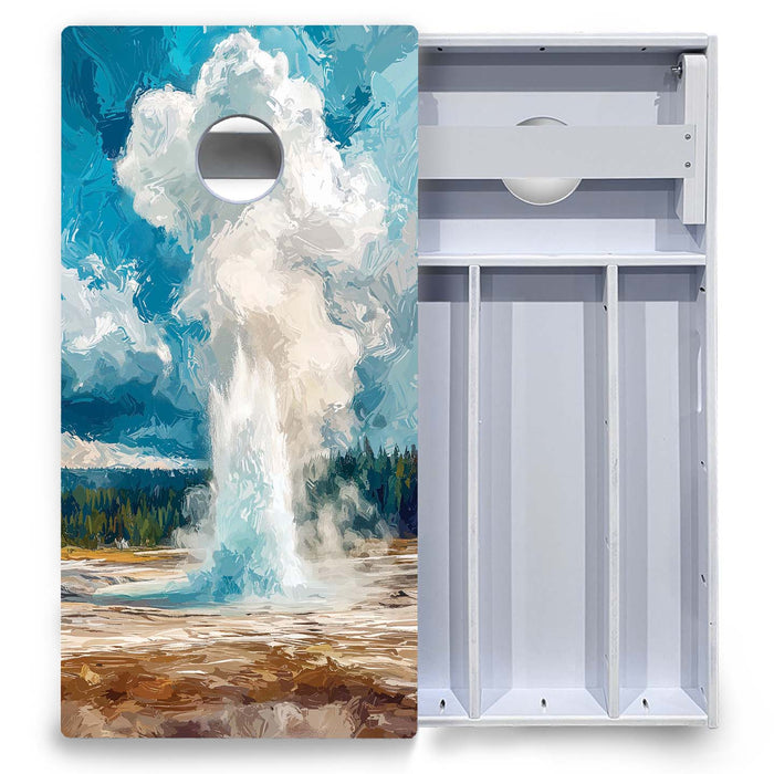 World Series of Cornhole Board Official All-Weather - Old Faithful Geyser