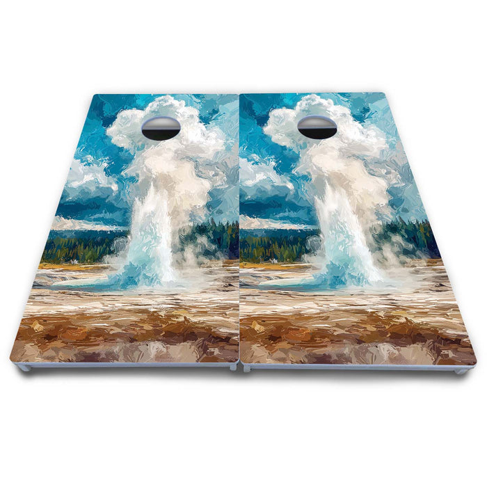 World Series of Cornhole Board Official All-Weather - Old Faithful Geyser