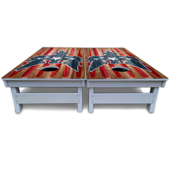 World Series of Cornhole Board Official All-Weather - Patriotic Eagle