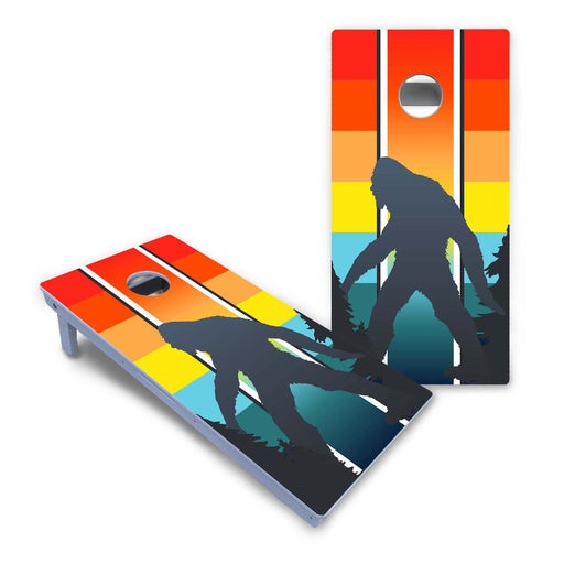 World Series of Cornhole Board Official All-Weather - Retro Sasquatch