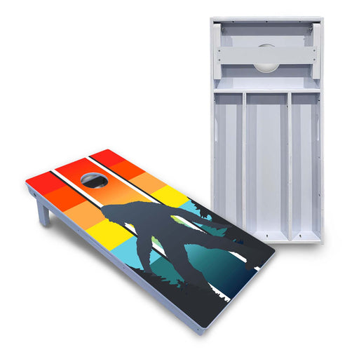 World Series of Cornhole Board Official All-Weather - Retro Sasquatch