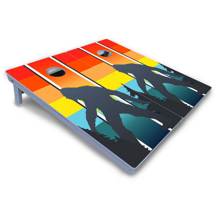 World Series of Cornhole Board Official All-Weather - Retro Sasquatch