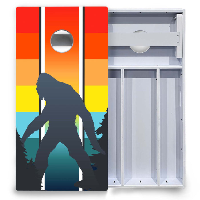 World Series of Cornhole Board Official All-Weather - Retro Sasquatch