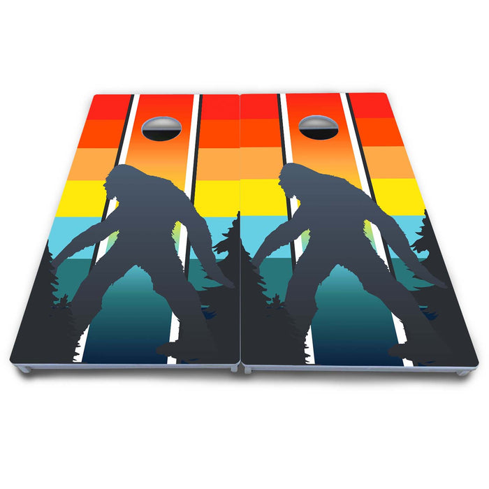 World Series of Cornhole Board Official All-Weather - Retro Sasquatch