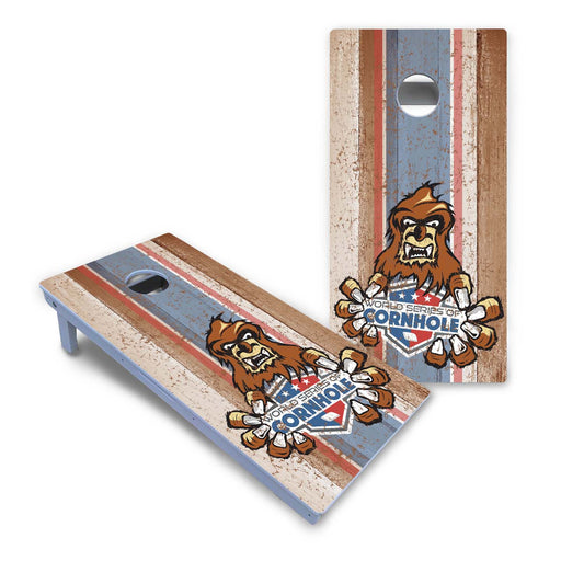 World Series of Cornhole Board Official All-Weather - Sasquatch Animated