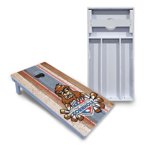 World Series of Cornhole Board Official All-Weather - Sasquatch Animated