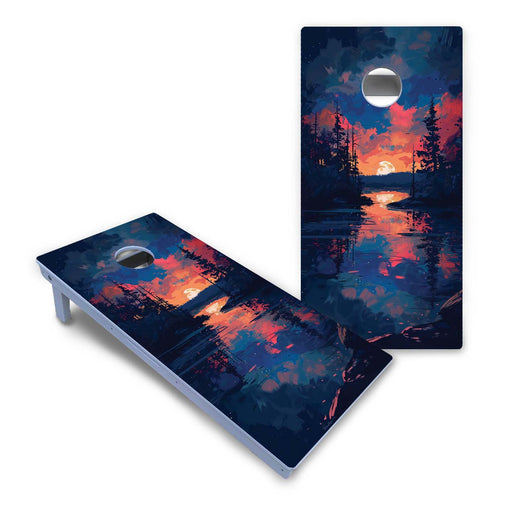 World Series of Cornhole Board Official All-Weather - Acadia National Park at Night