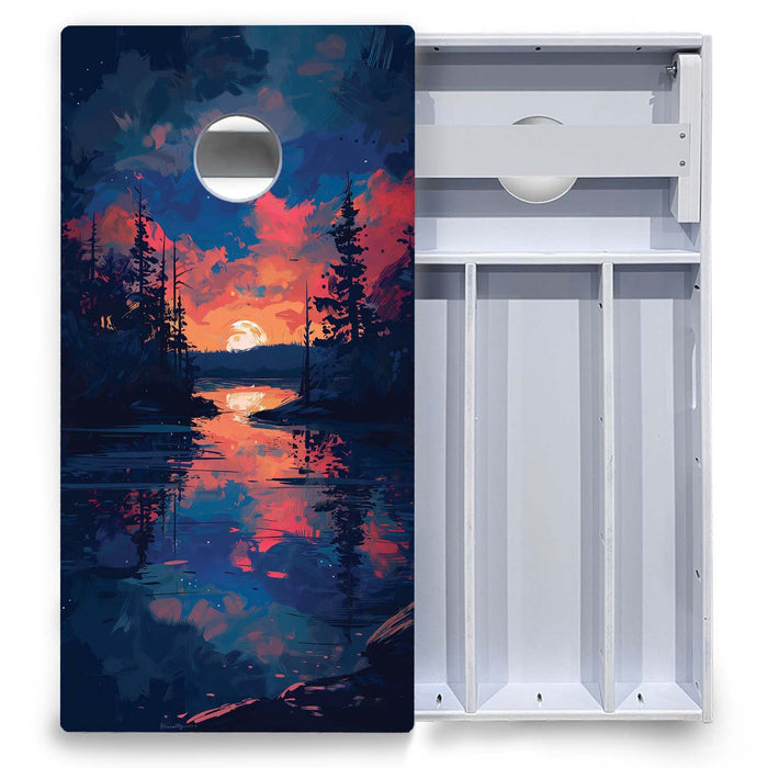 World Series of Cornhole Board Official All-Weather - Acadia National Park at Night