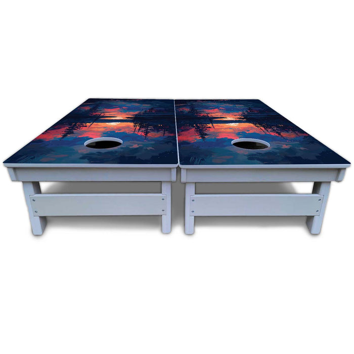 World Series of Cornhole Board Official All-Weather - Acadia National Park at Night