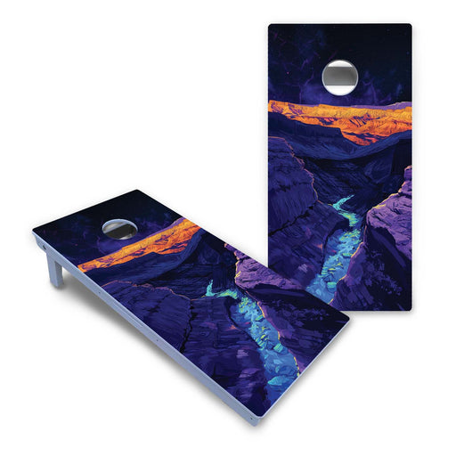 World Series of Cornhole Board Official All-Weather - Capitol Reef National Park at night