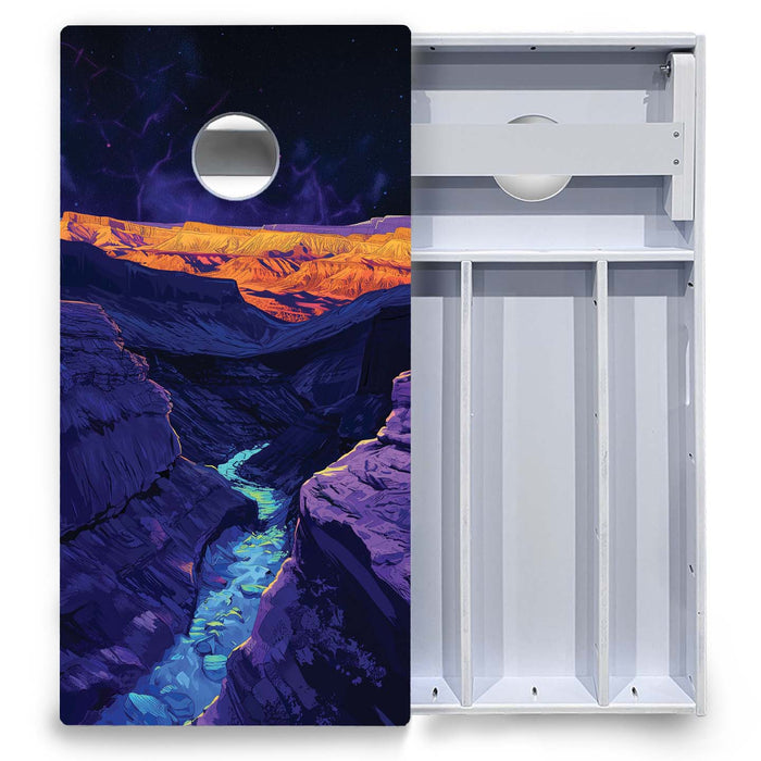 World Series of Cornhole Board Official All-Weather - Capitol Reef National Park at night