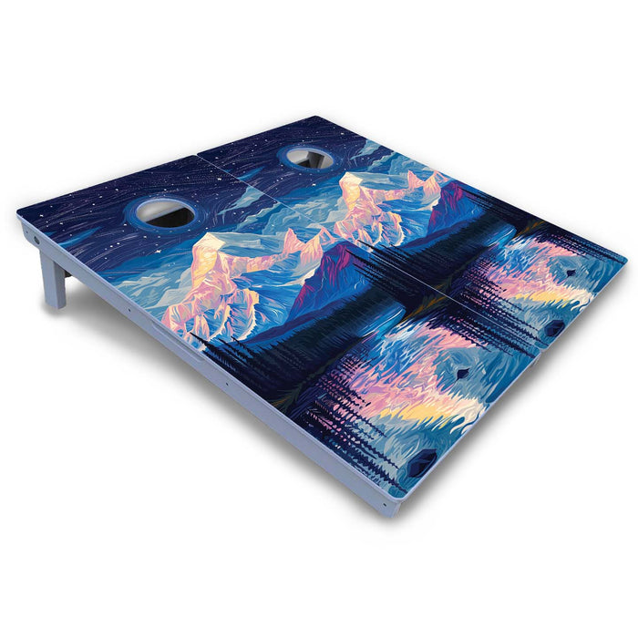 World Series of Cornhole Board Official All-Weather - Denali National Park at night
