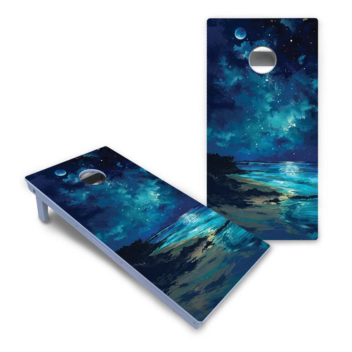 World Series of Cornhole Board Official All-Weather - Dry Tortugas National Park at night