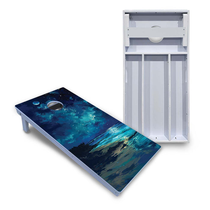 World Series of Cornhole Board Official All-Weather - Dry Tortugas National Park at night