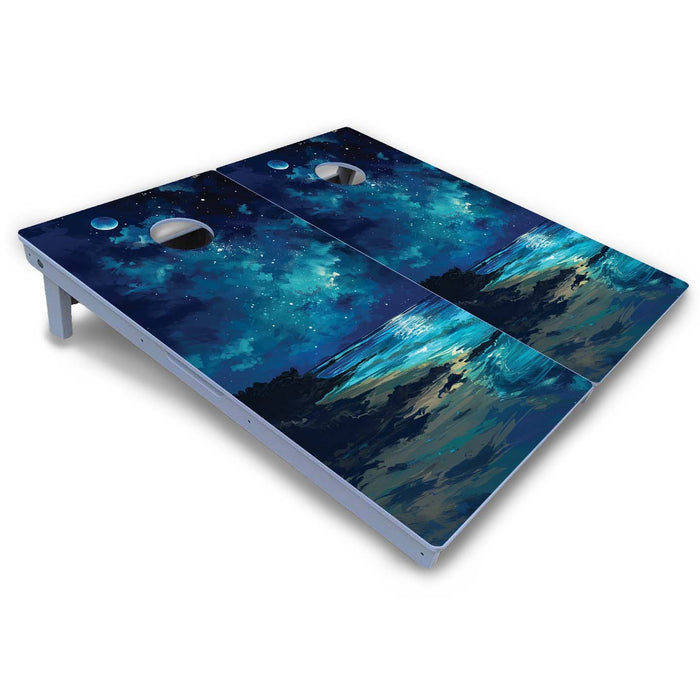 World Series of Cornhole Board Official All-Weather - Dry Tortugas National Park at night